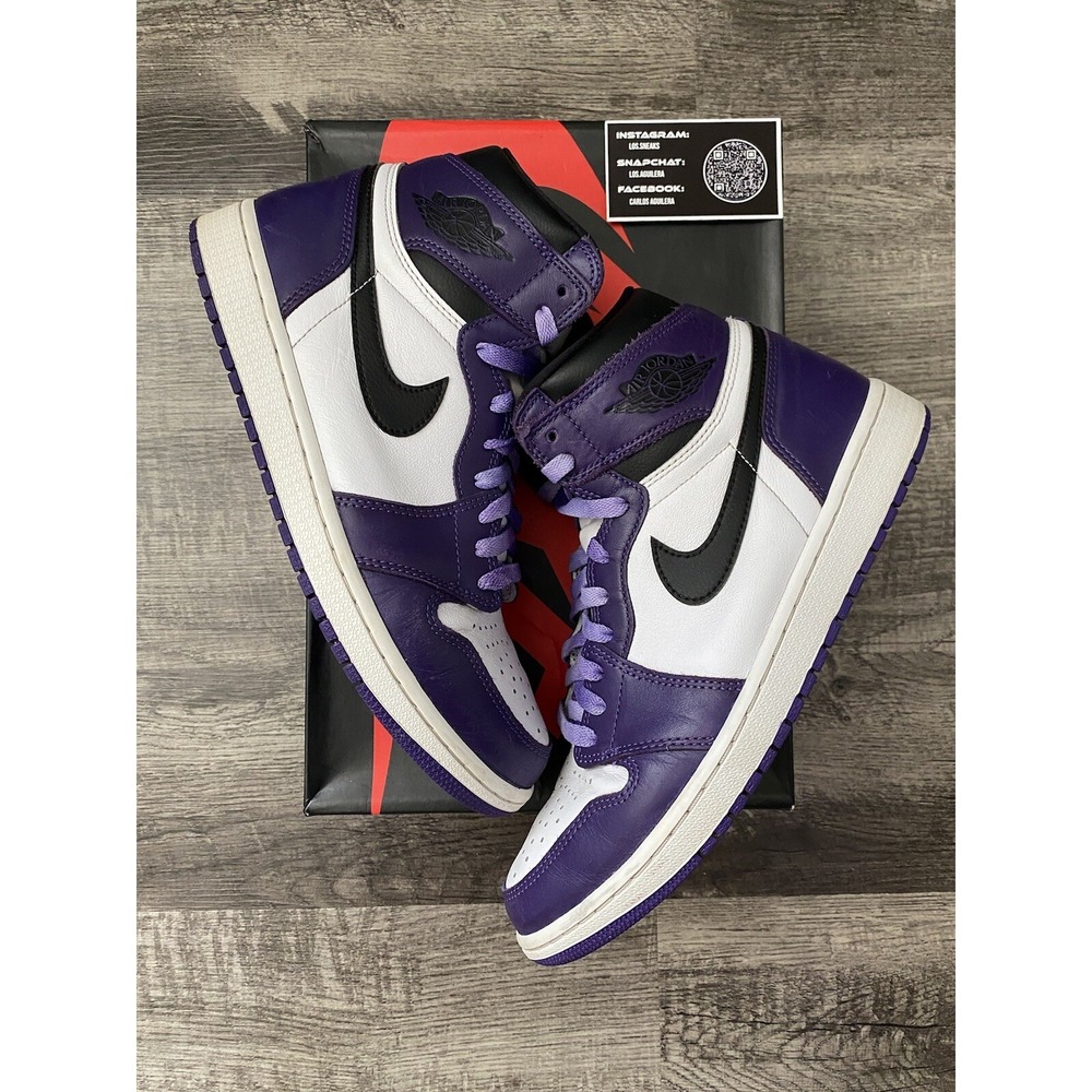 Size 10 - Jordan 1 Retro OG High Court Purple 2.0